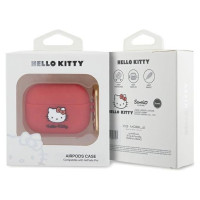 Hello Kitty Silicone 3D Kitty Head case for AirPods Pro - fuchsia