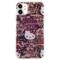 Hello Kitty IML Tags Graffiti case for iPhone 11 / Xr - pink