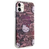 Hello Kitty IML Tags Graffiti case for iPhone 11 / Xr - pink