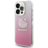 Hello Kitty IML Gradient Electrop Kitty Head case for iPhone 14 Pro Max - pink