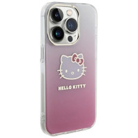 Hello Kitty IML Gradient Electrop Kitty Head case for iPhone 14 Pro Max - pink