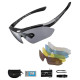 Rockbros 10003 polarized cycling glasses - black