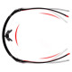 Rockbros 10173 photochromic UV400 cycling glasses - black and red