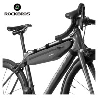 Rockbros AS-052 waterproof bicycle bag for frame - gray