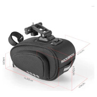Rockbros C40 bicycle bag under the saddle - black