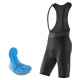 Rockbros RK2002XL bib shorts with XL pad - black