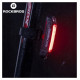 Rockbros A54BK Rear Bike Light + Micro USB - USB-A Cable - Black