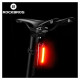 Rockbros A54BK Rear Bike Light + Micro USB - USB-A Cable - Black