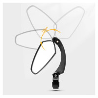 Rockbros 26210001003 rear-view left bicycle mirror - black