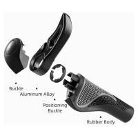 Rockbros BT1007B Bicycle Holder Set with Horns - Black