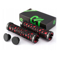Rockbros 2017-14ARD bicycle grips - black and red