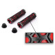 Rockbros 2017-14ARD bicycle grips - black and red
