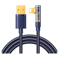Joyroom Gaming Cable S-UL012A6 Lightning (angled) / USB-A (straight) 2.4A 1.2 m - blue