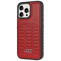 Audi Synthetic Leather case with MagSafe for iPhone 14 Pro - red