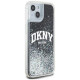 Dkny Etui DKNY Liquid Glitter Big Logo na iPhone 15 / 14 / 13 - czarne