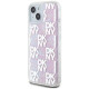 Dkny Liquid Glitter Multilogo case for iPhone 15 / 14 / 13 - pink