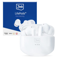 3Mk Protection 3mk LifePods in-ear wireless Bluetooth 5.3 ANC headphones - white