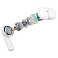 3Mk Protection 3mk LifePods in-ear wireless Bluetooth 5.3 ANC headphones - white