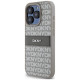 Dkny Leather Mono Stripe & Metal Logo case for iPhone 15 Pro Max - beige