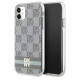 Dkny IML Checkered Mono Pattern & Printed Stripes MagSafe case for iPhone 11 / Xr - beige