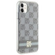 Dkny IML Checkered Mono Pattern & Printed Stripes MagSafe case for iPhone 11 / Xr - beige