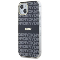 Dkny IML Mono & Stripe MagSafe Case for iPhone 15/14/13 - Black