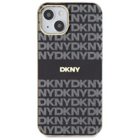 Dkny IML Mono & Stripe MagSafe Case for iPhone 15/14/13 - Black