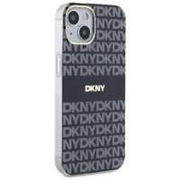 Dkny IML Mono & Stripe MagSafe Case for iPhone 15/14/13 - Black