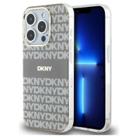 Dkny IML Mono & Stripe MagSafe case for iPhone 15 Pro Max - beige