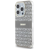 Dkny IML Mono & Stripe MagSafe case for iPhone 15 Pro Max - beige