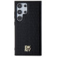 Dkny Leather Pattern Metal Logo MagSafe case for Samsung Galaxy S24 Ultra - black