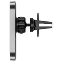 Tech-Protect CW19 MagSafe magnetic car holder with 15W inductive charger for air vent - black