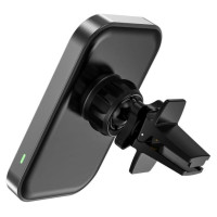 Tech-Protect CW19 MagSafe magnetic car holder with 15W inductive charger for air vent - black