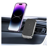 Tech-Protect CW19 MagSafe magnetic car holder with 15W inductive charger for air vent - black