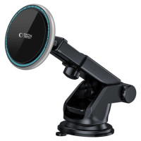 Tech-Protect A2 Car Phone Holder with MagSafe 15W Inductive Charger for Cockpit - Black