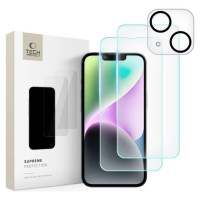 Tech-Protect Supreme Set for iPhone 14 2x tempered glass for display / tempered glass for camera
