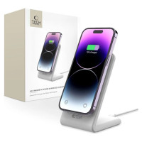 Tech-Protect QI15W-A23 MagSafe 15W inductive charger in the form of a stand - white