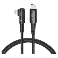 Tech-Protect UltraBoost L Cable Lightning (angled) / USB-C (straight) PD 20W 3A 1m - gray