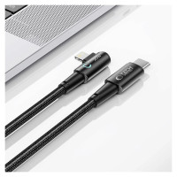 Tech-Protect UltraBoost L Cable Lightning (angled) / USB-C (straight) PD 20W 3A 1m - gray