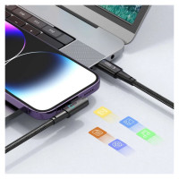 Tech-Protect UltraBoost L Cable Lightning (angled) / USB-C (straight) PD 20W 3A 1m - gray