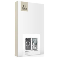 Tech-Protect FlexAir Hybrid MagSafe iPhone 15 Case - Clear Glitter
