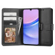 Tech-Protect Wallet Case for Samsung Galaxy A15 4G / 5G - Black
