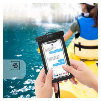 Tech-Protect Waterproof Case UWC9 waterproof for devices up to 8.9" - black and orange