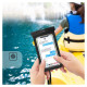 Tech-Protect Waterproof Case UWC9 waterproof for devices up to 8.9" - black and orange
