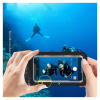 Tech-Protect Waterproof Case UWC9 waterproof for devices up to 8.9" - black and orange