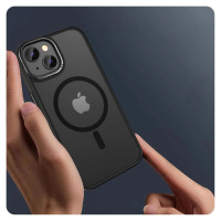 Tech-Protect MagMat 2 MagSafe iPhone 15 Case - Matte Black