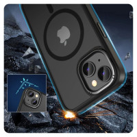 Tech-Protect MagMat 2 MagSafe iPhone 15 Case - Matte Black