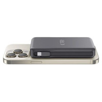 Tech-Protect LifeMag PB31 Power Bank with MagSafe 10000mAh 15W USB-C / USB-A / Built-in USB-C / Lightning Cables - Black