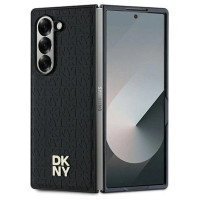 Dkny Repeat Pattern Stack Logo Case for Samsung Galaxy Z Fold6 - Black