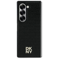 Dkny Repeat Pattern Stack Logo Case for Samsung Galaxy Z Fold6 - Black